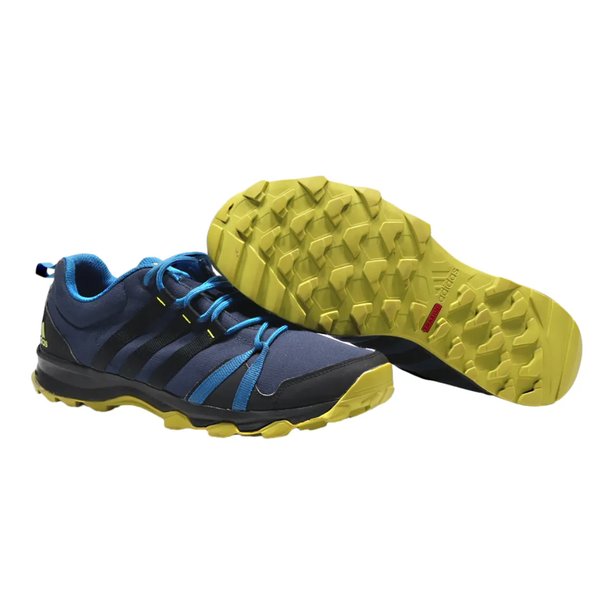 ADIDAS Sneaker Trainers Blue Synthetic Mens UK 9