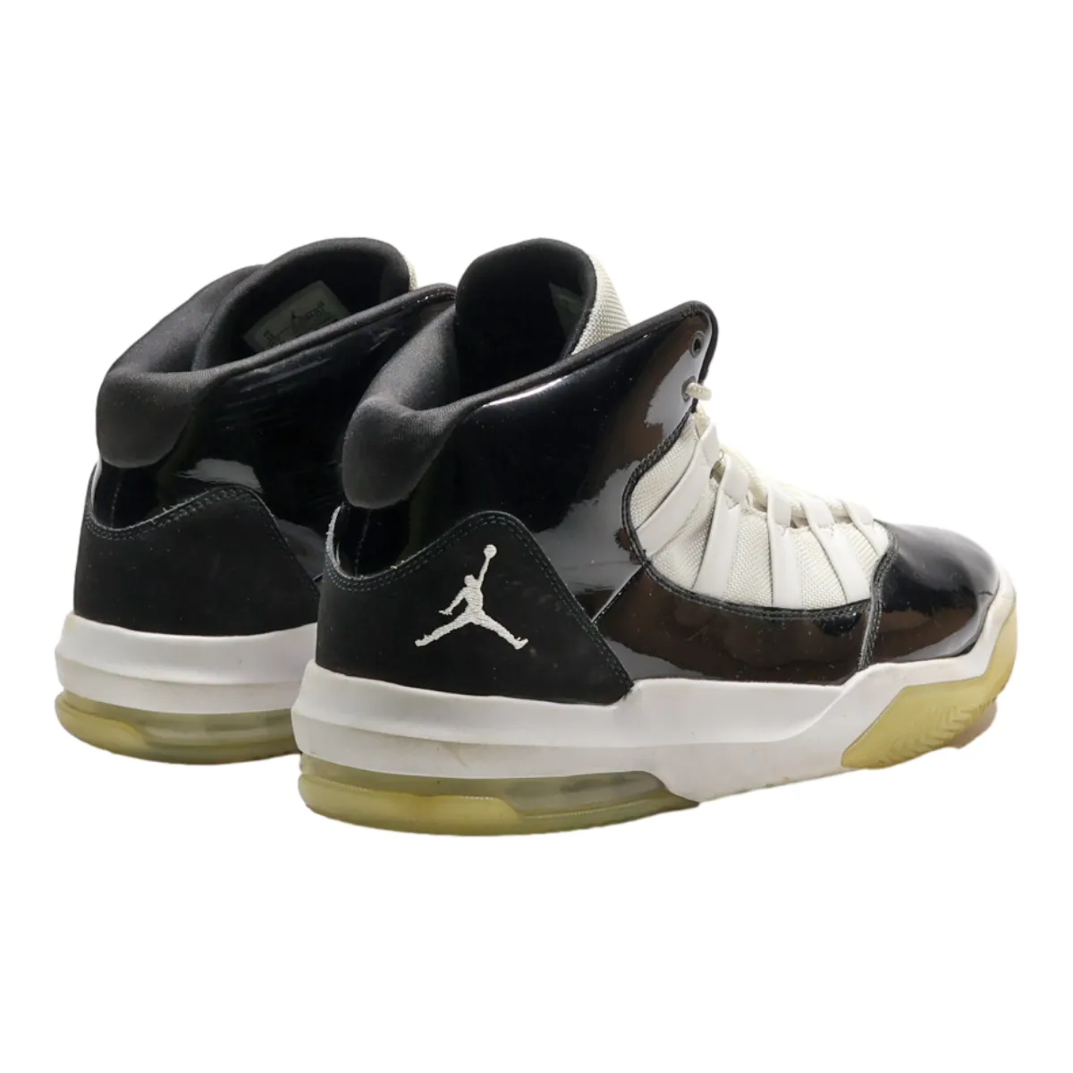 AIR JORDAN High Top Trainers Black Synthetic Mens UK 10