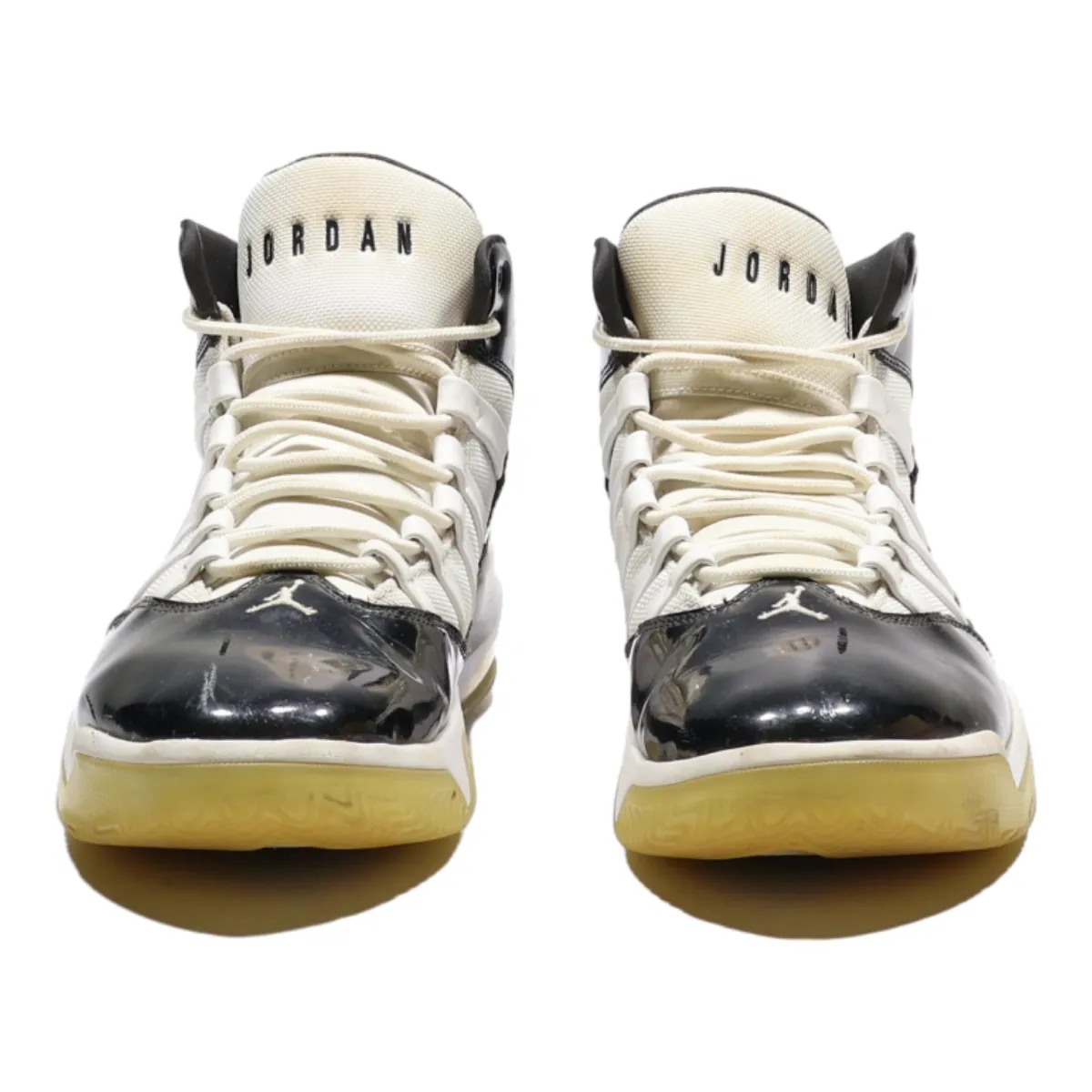 AIR JORDAN High Top Trainers Black Synthetic Mens UK 10