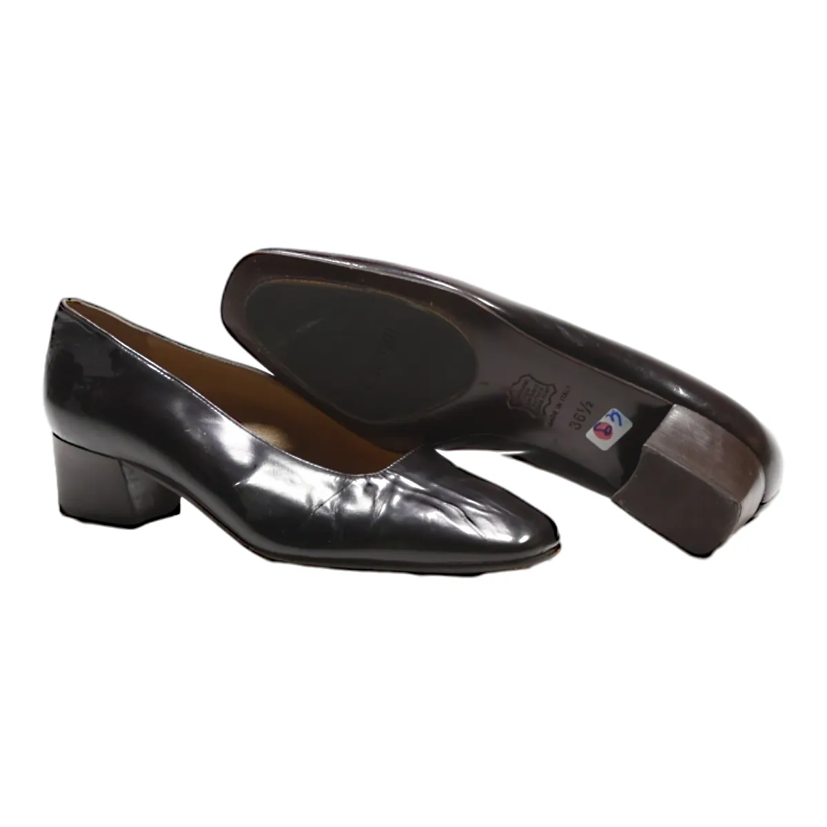 BONGENIE GRIEDER Court Heels Brown Leather Womens UK 3.5