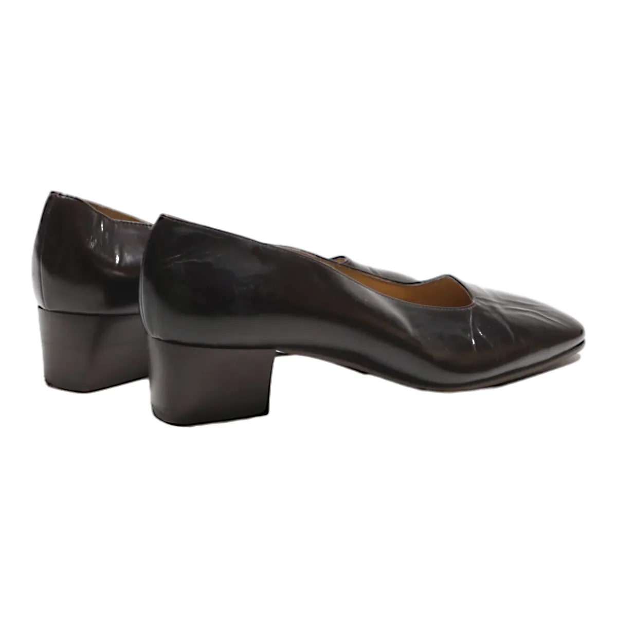 BONGENIE GRIEDER Court Heels Brown Leather Womens UK 3.5