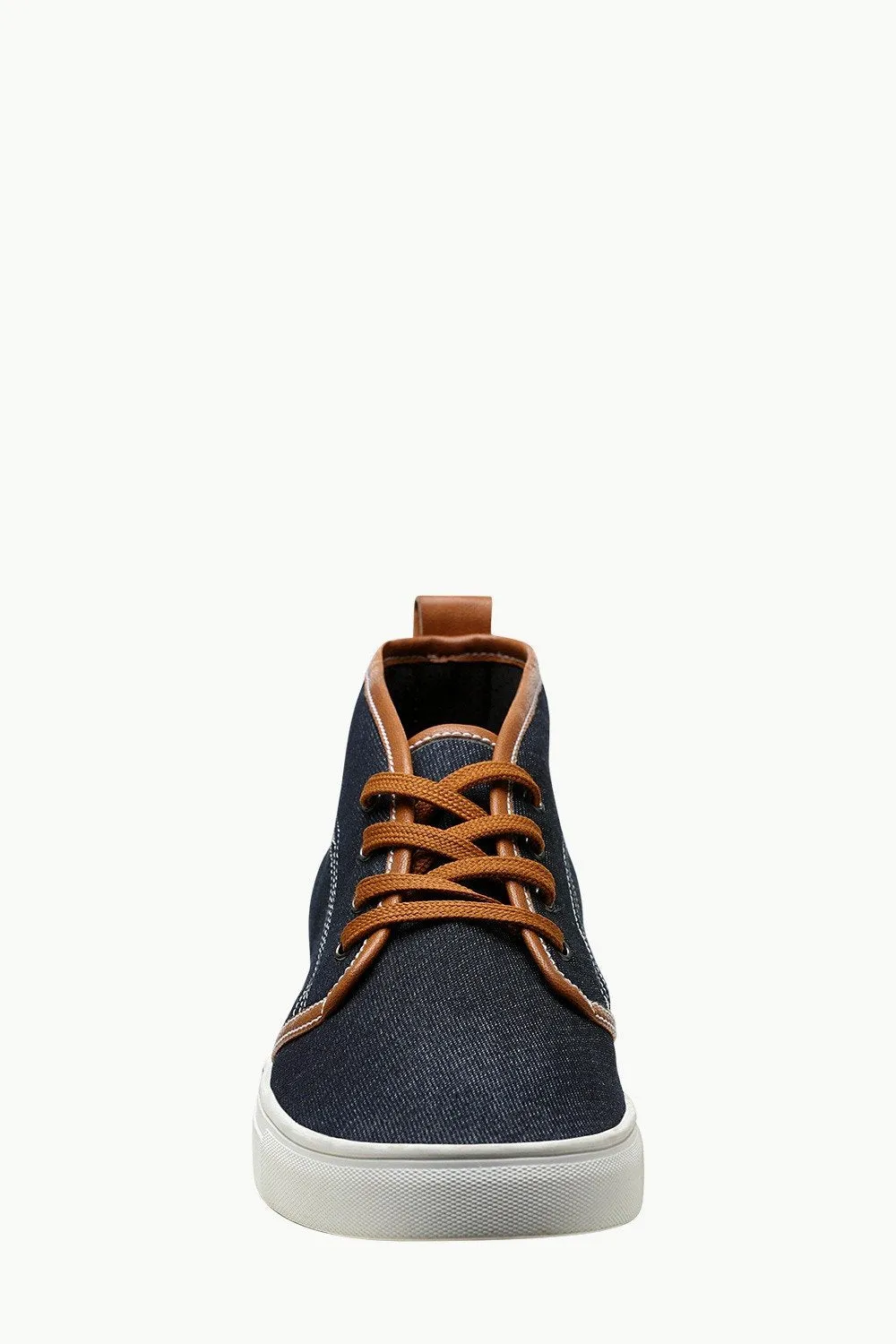 Canvas High Ankle Lace Up Plimsolls