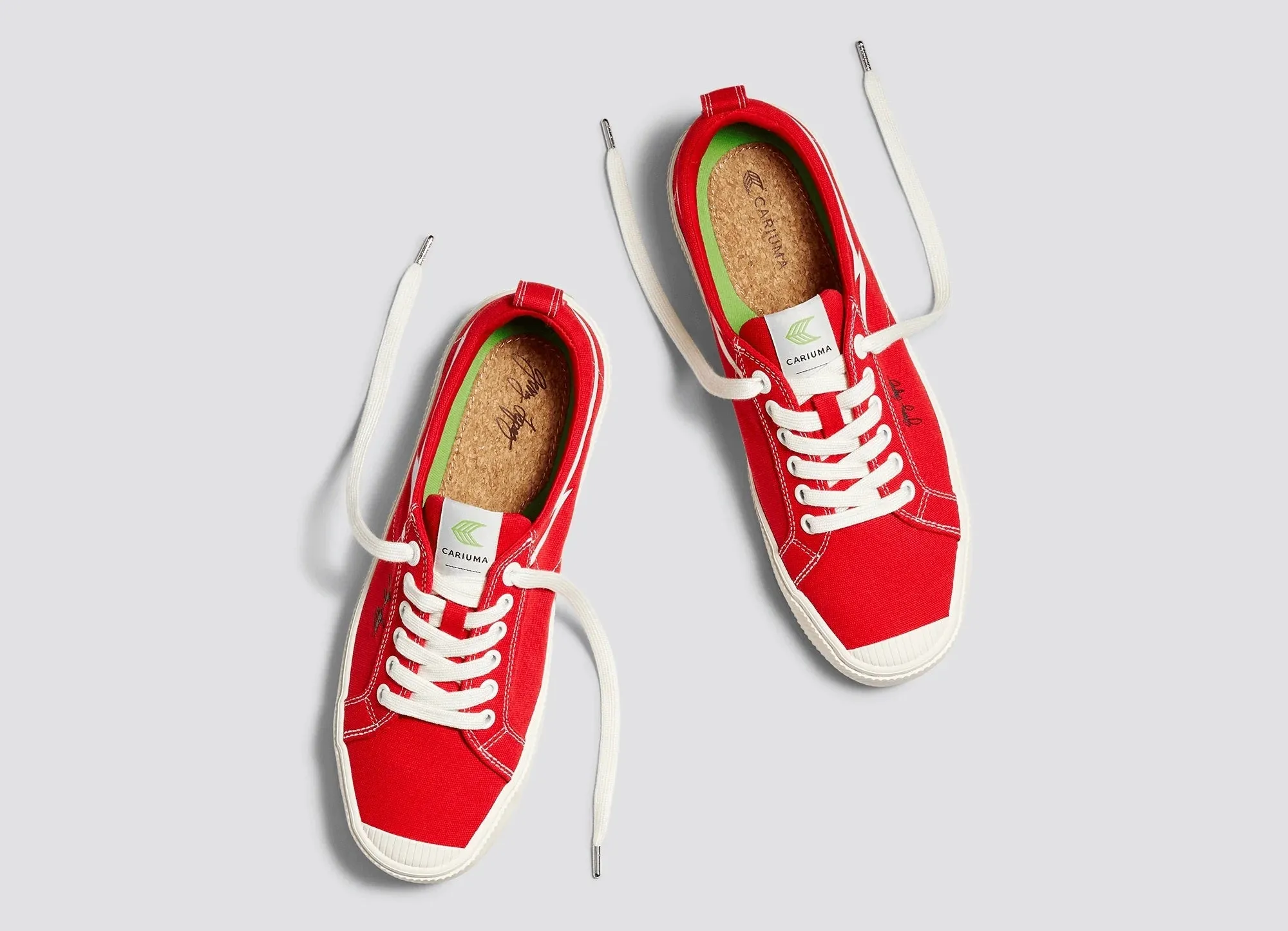 Cariuma OCA Low Gerry Lopez Red Canvas Sneaker