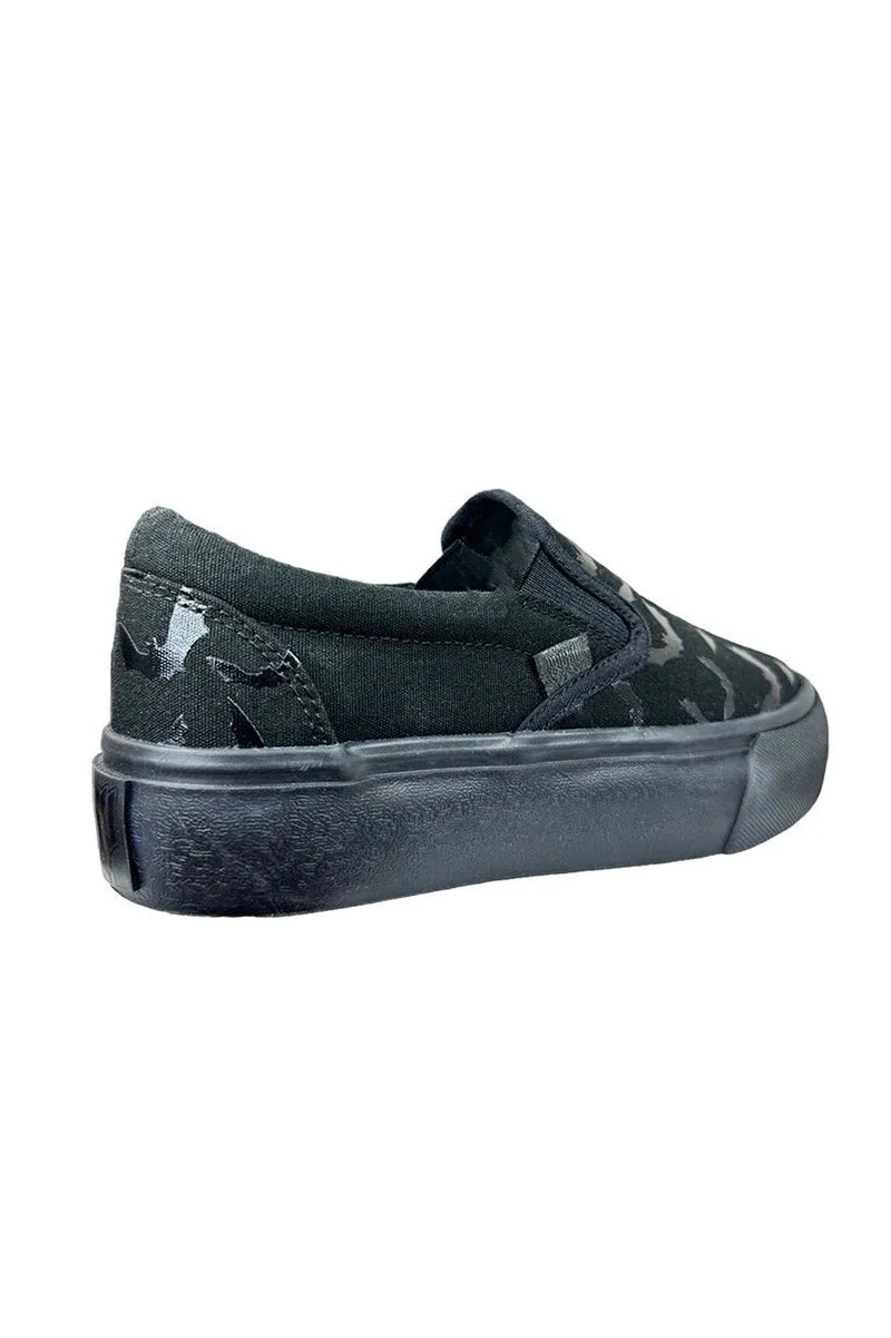 Chill Bat Platform Sneakers [Blackout]