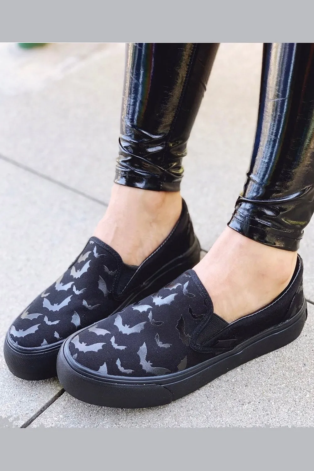 Chill Bat Platform Sneakers [Blackout]