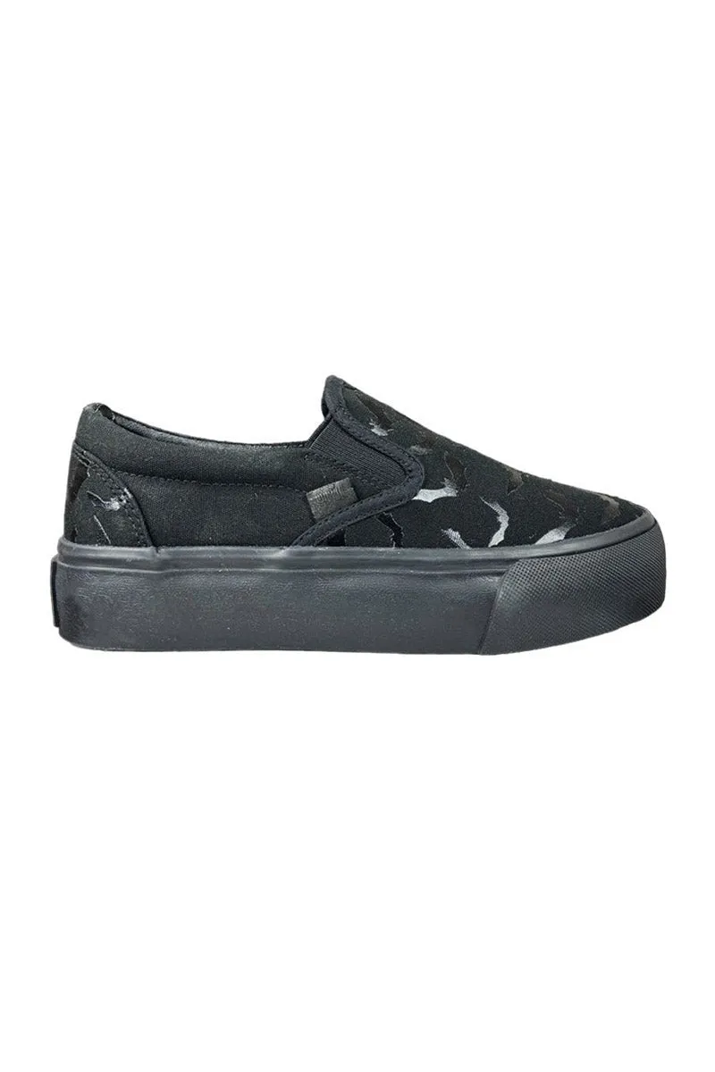 Chill Bat Platform Sneakers [Blackout]