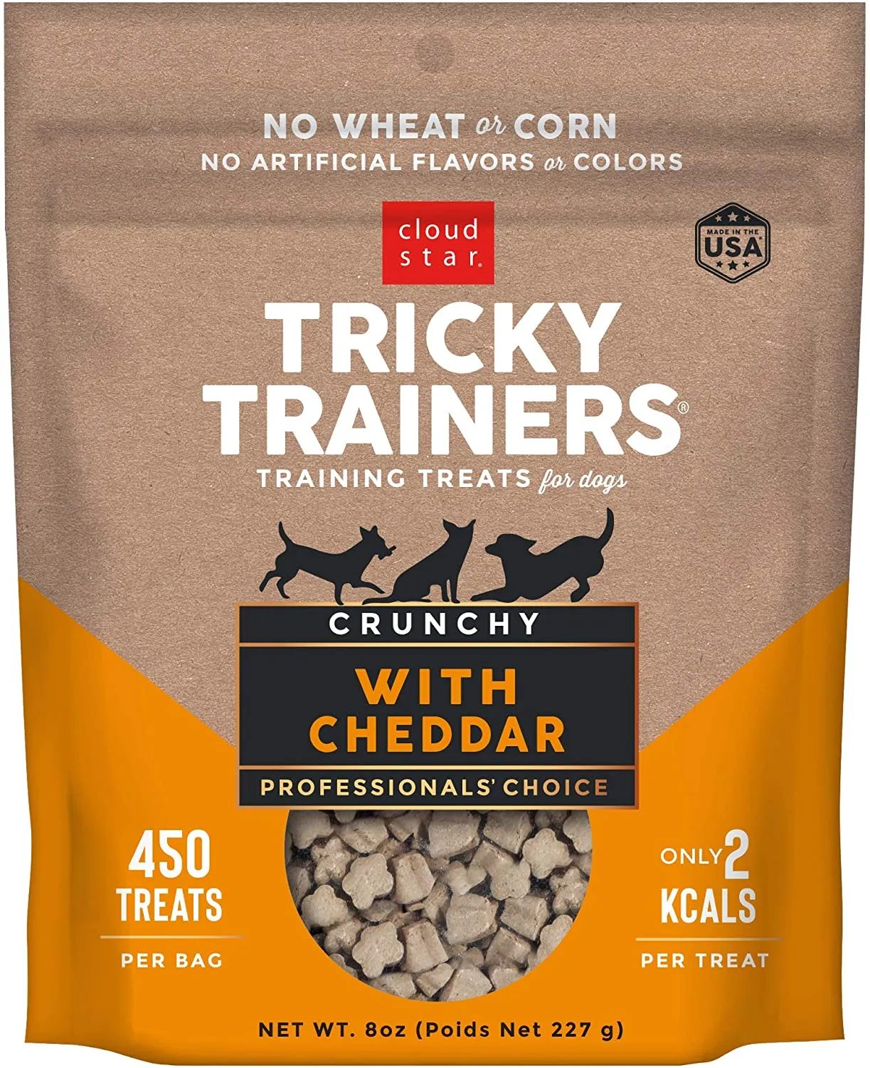 Cloud Star Tricky Trainers Crunchy with Cheddar, 8oz