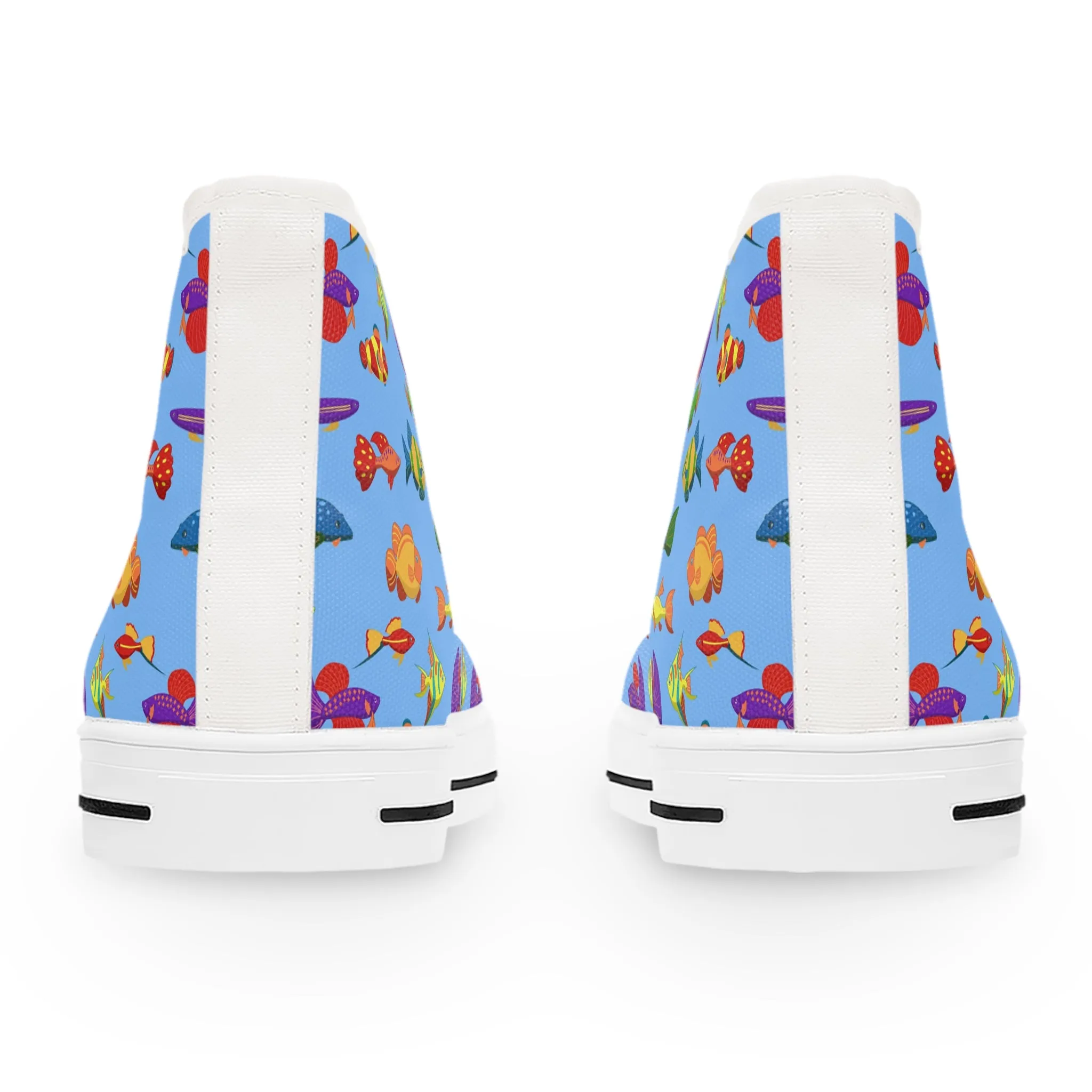 Colorful Fish Women's High Top Sneakers