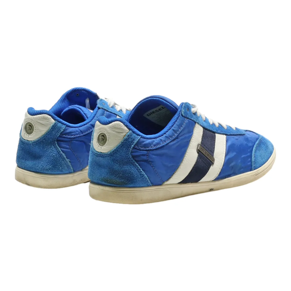 DIESEL Sneaker Trainers Blue Synthetic Mens UK 9.5