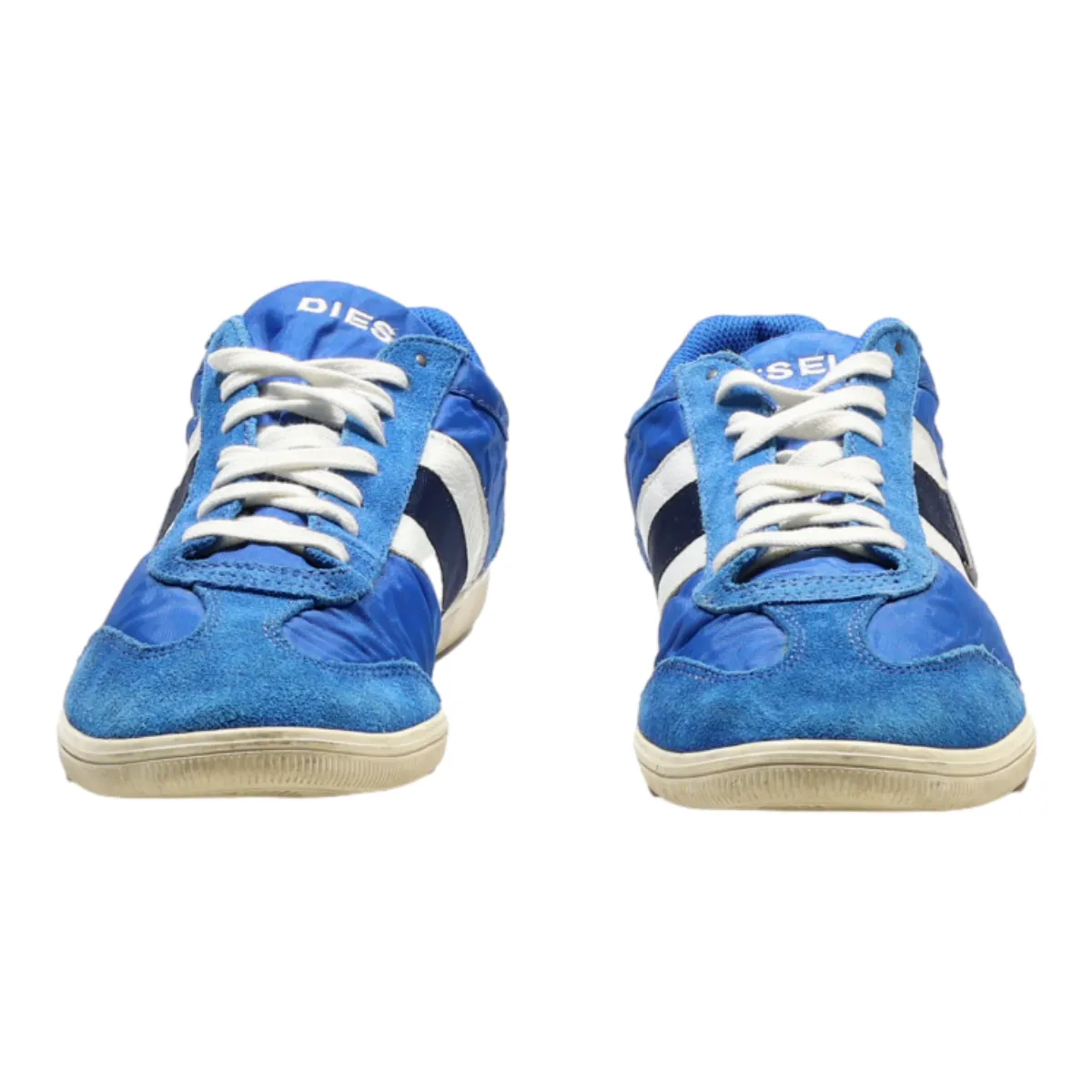 DIESEL Sneaker Trainers Blue Synthetic Mens UK 9.5