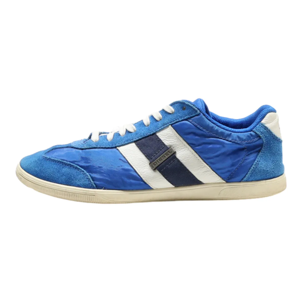 DIESEL Sneaker Trainers Blue Synthetic Mens UK 9.5