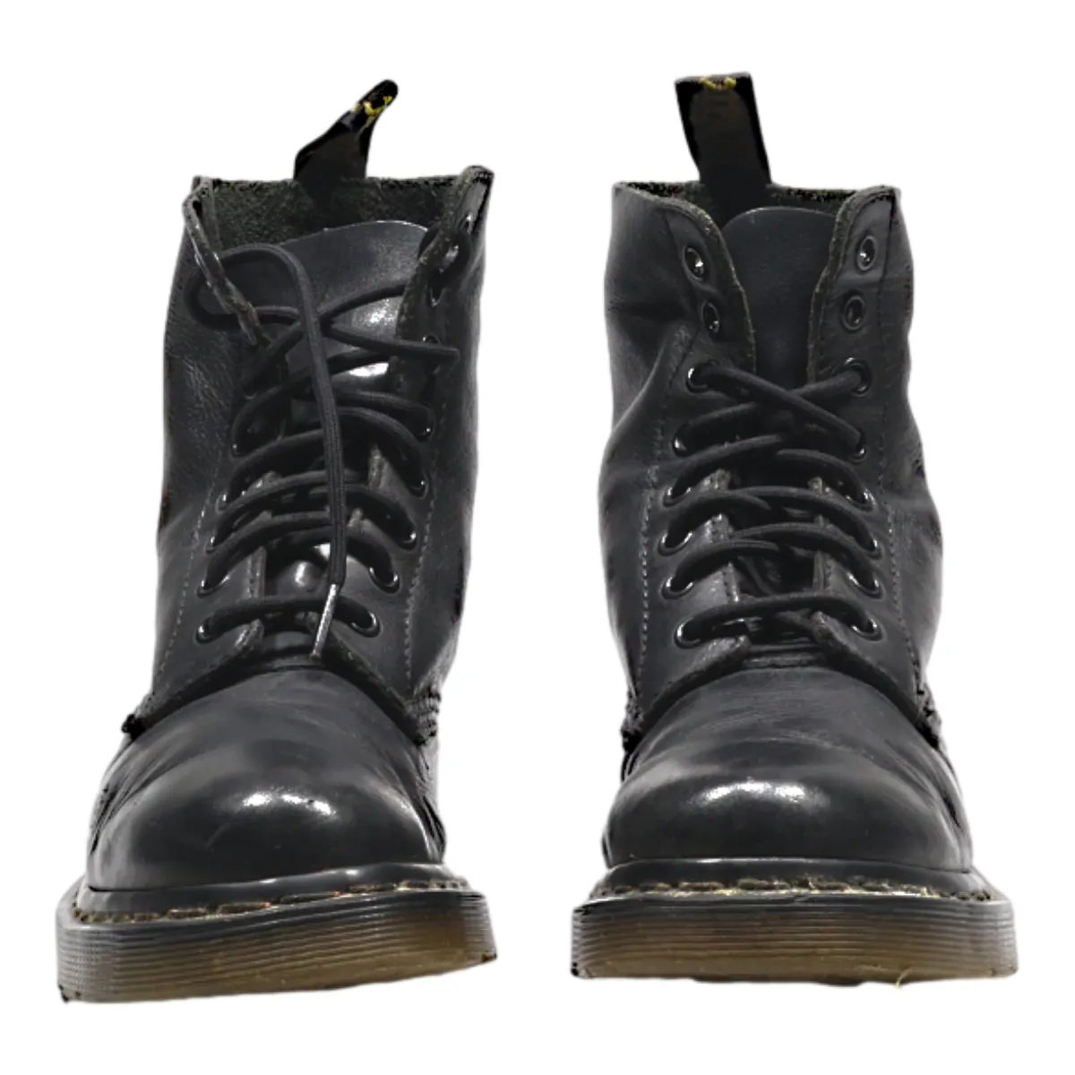 DR MARTENS 1460 Pascal Lace-Up Boots Black Leather Womens UK 3