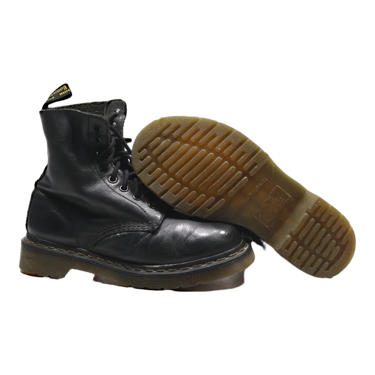 DR MARTENS 1460 Pascal Lace-Up Boots Black Leather Womens UK 3