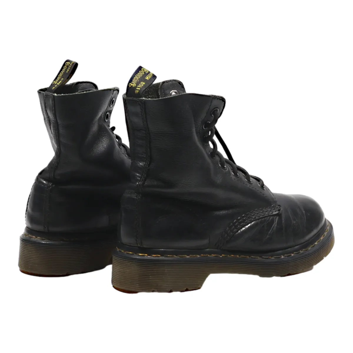 DR MARTENS 1460 Pascal Lace-Up Boots Black Leather Womens UK 3