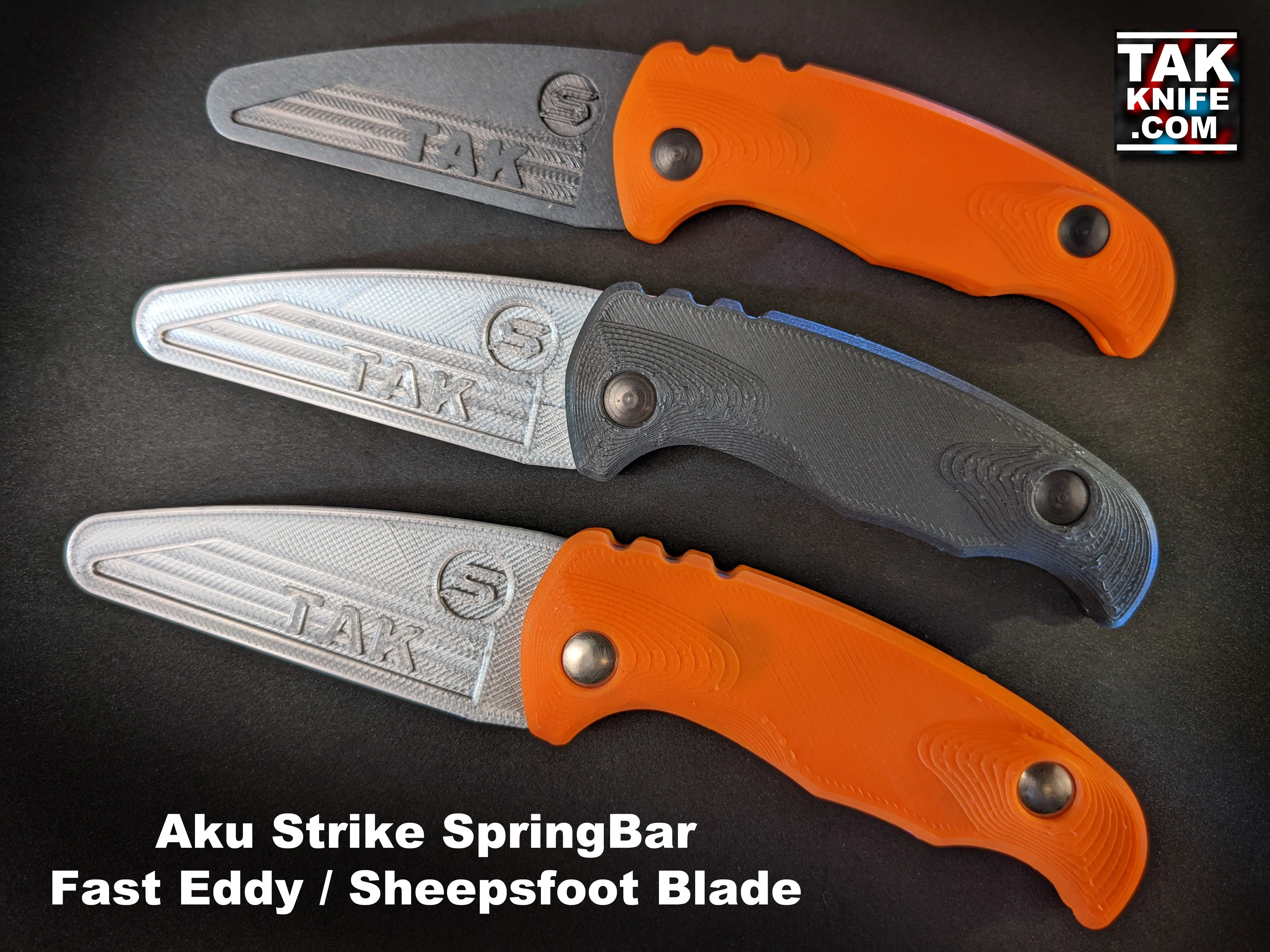 Fast Eddy Sheepsfoot Spring Bar Training Knife