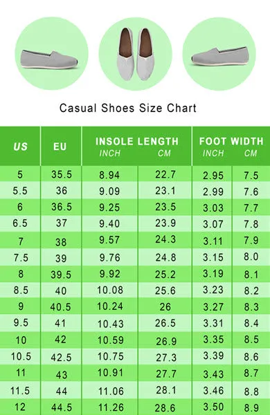 Floral Elephant Casual Shoes
