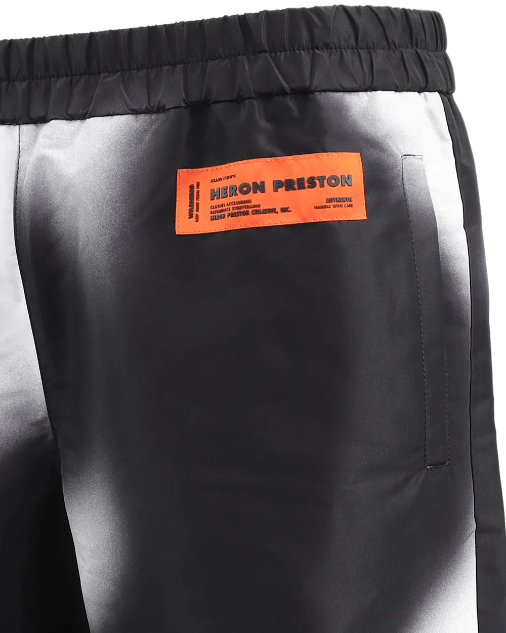 Heren Aop Blur Spray Trackpant Zwart