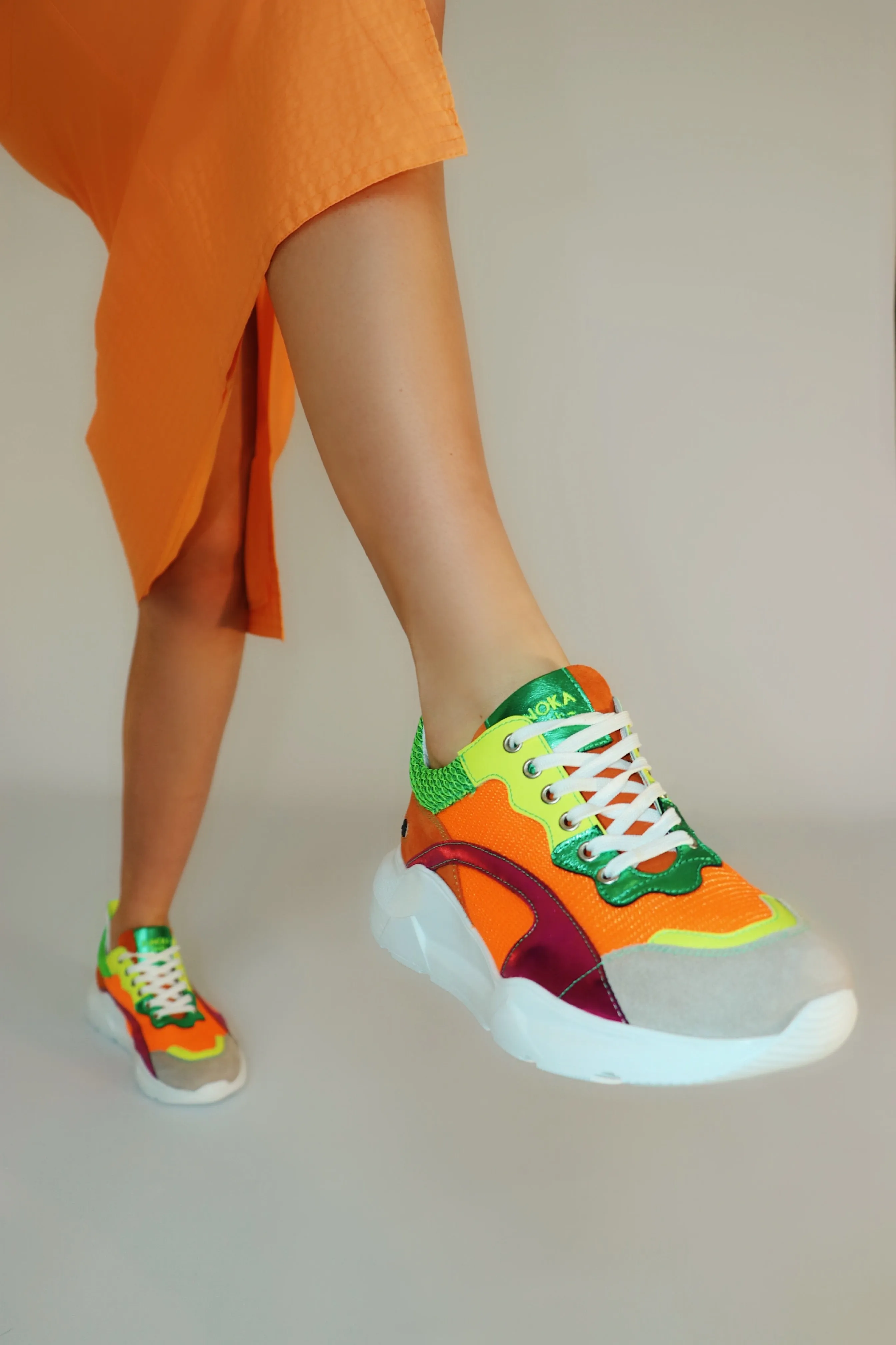 IZZI platform sneaker - multicolor
