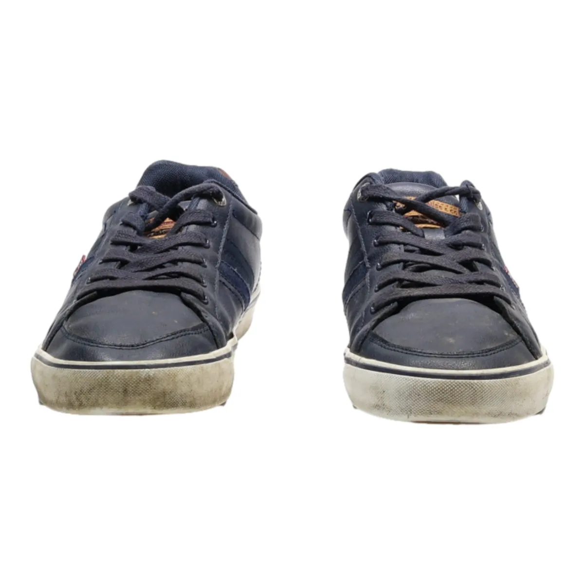 LEVI'S Sneaker Trainers Blue Leather Mens UK 8
