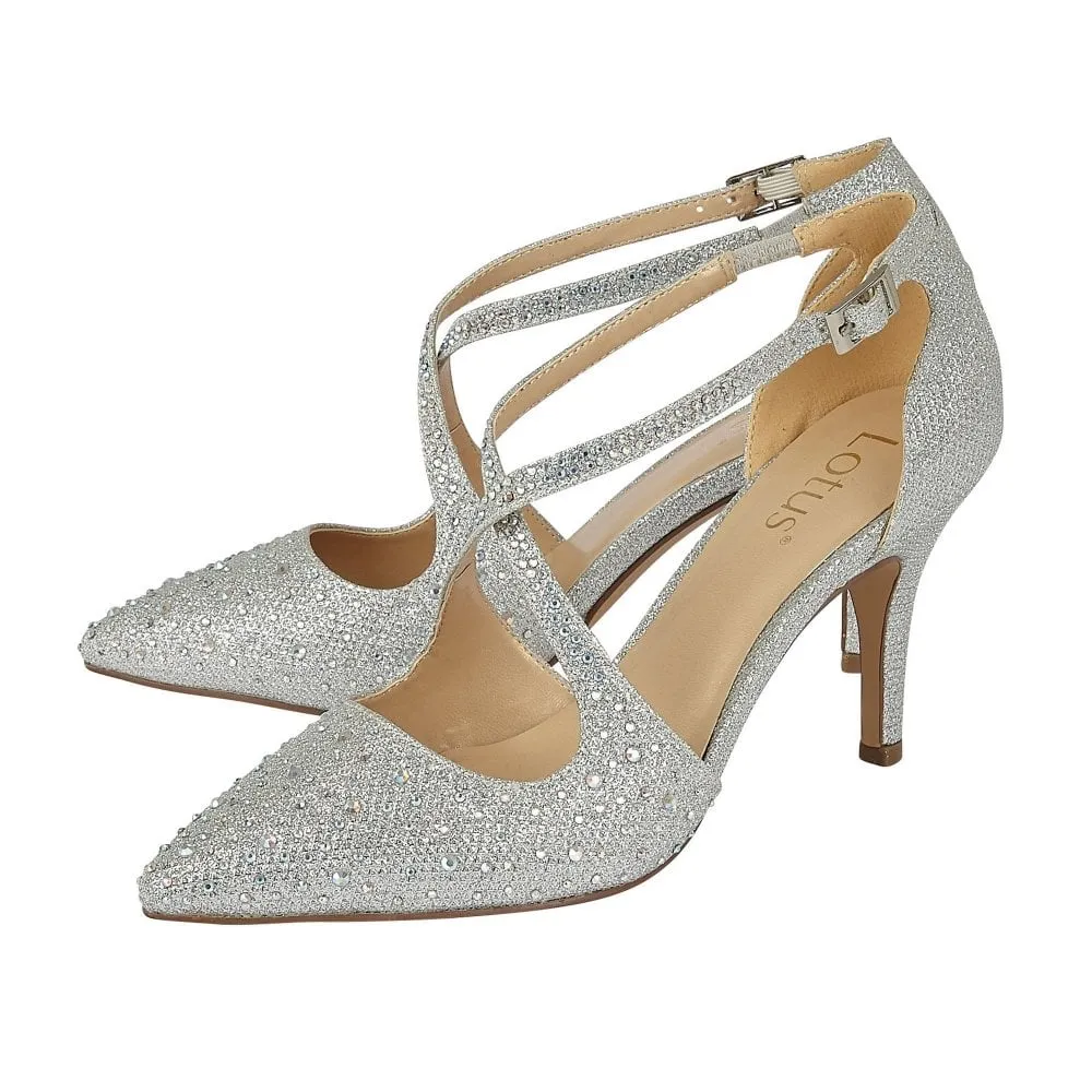 Lotus Occasion Wear Shoe Panache SILVER ULS208