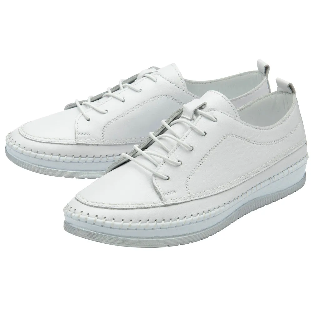 Lotus Rimini White Trainers