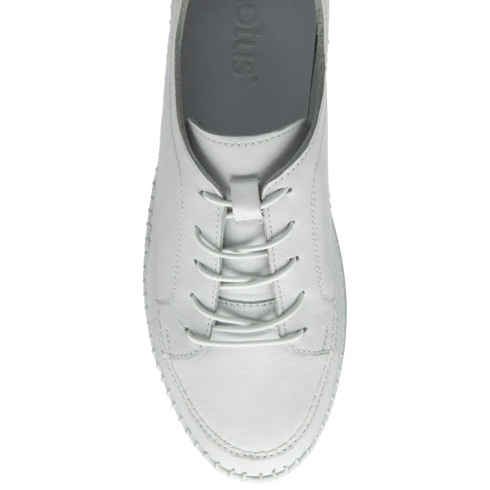 Lotus Rimini White Trainers