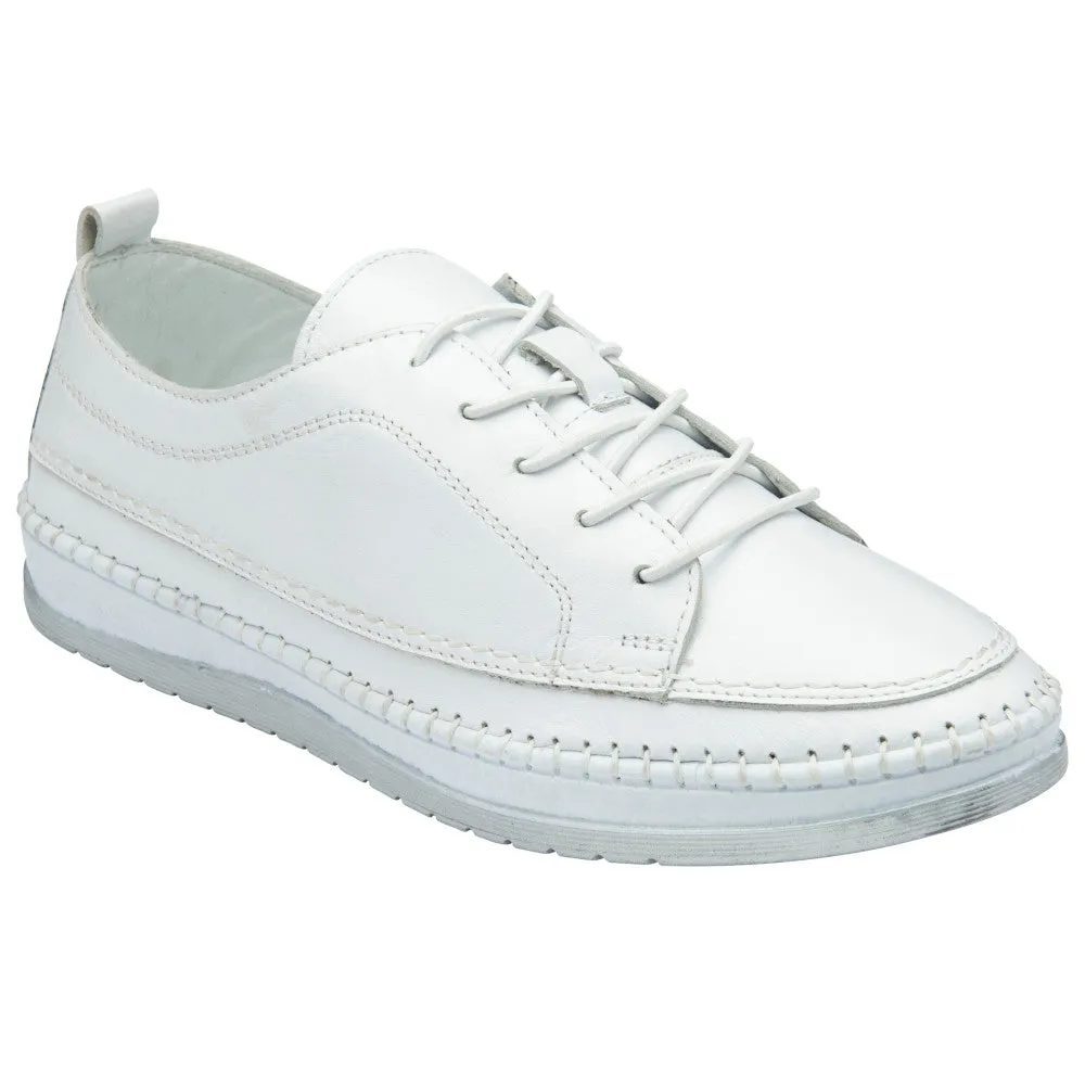 Lotus Rimini White Trainers