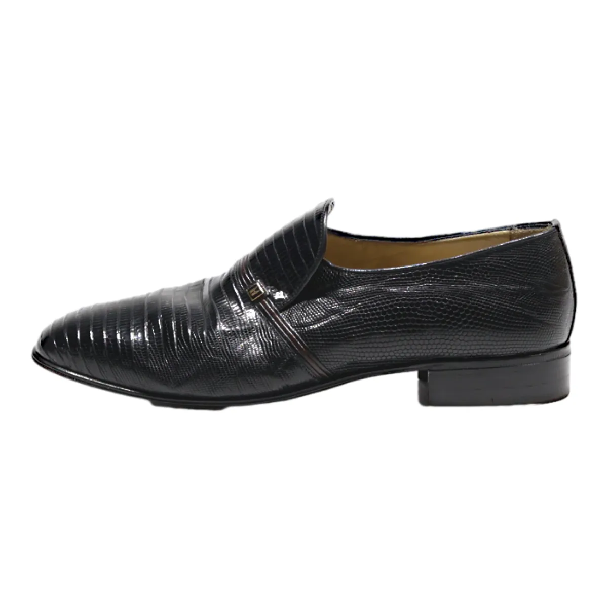 MORESCHI Loafer Shoes Black Leather Womens UK 6.5