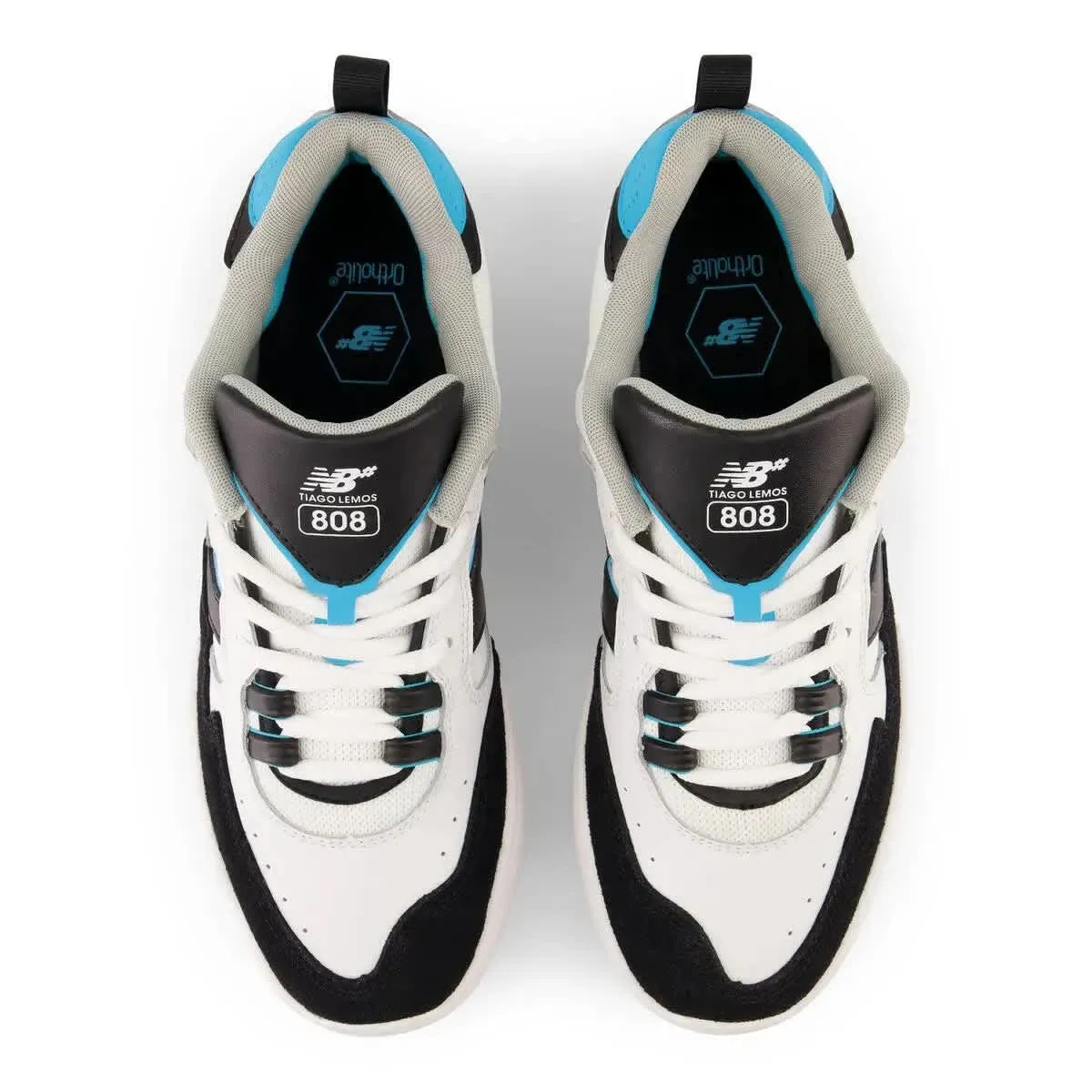 New Balance Numeric 808 Tiago Lemos Skateboard Shoe - White/Black