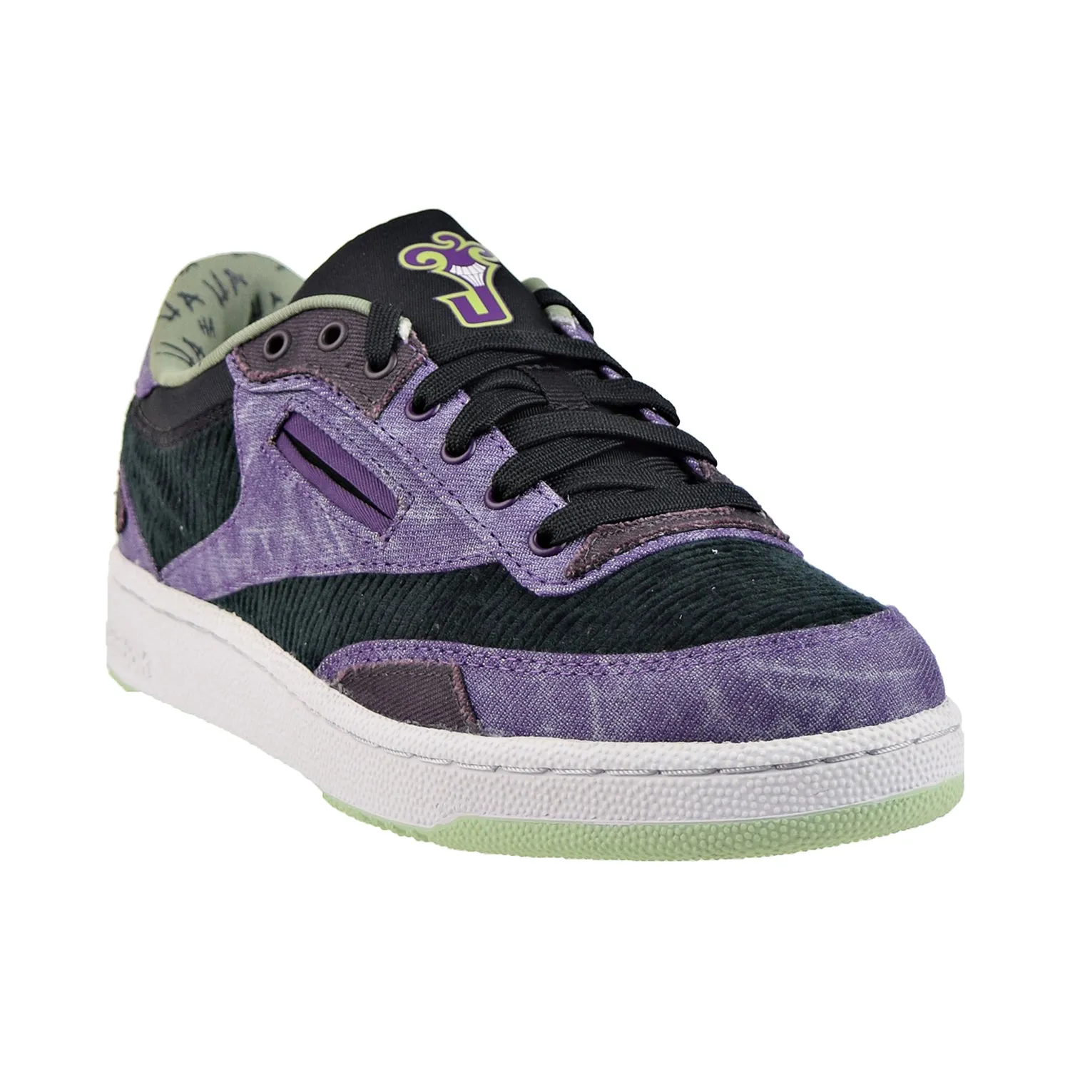 Reebok X DC Club C 85 "Joker" Men's Shoes Purple Shade-Spirit White