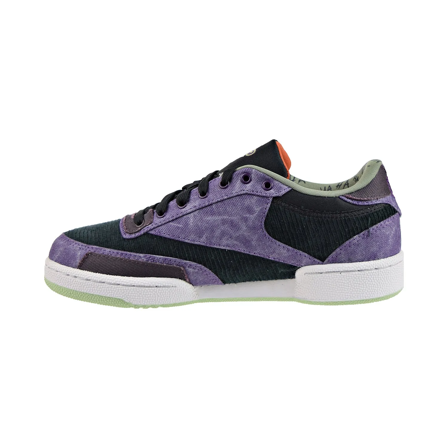 Reebok X DC Club C 85 "Joker" Men's Shoes Purple Shade-Spirit White