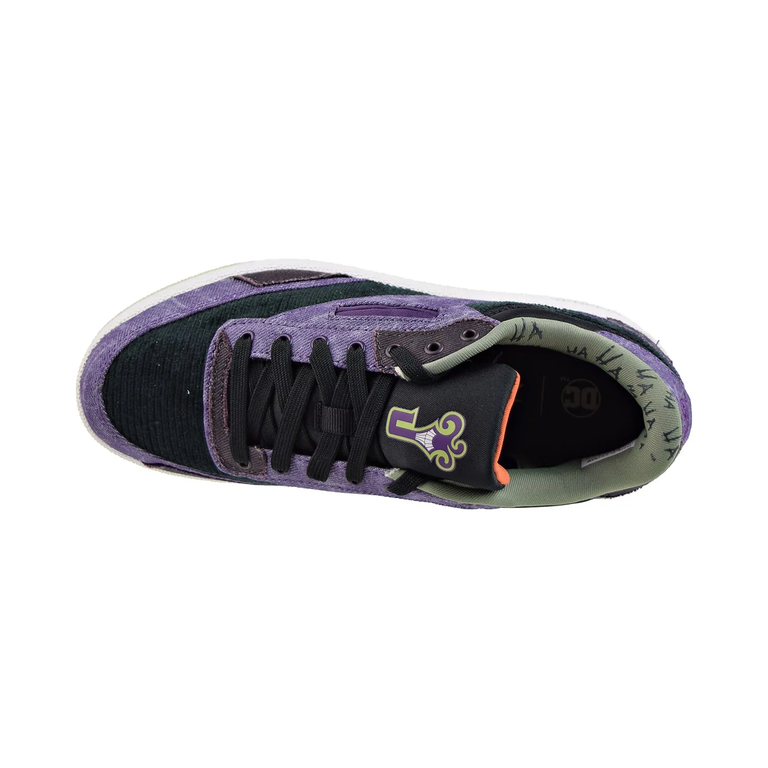 Reebok X DC Club C 85 "Joker" Men's Shoes Purple Shade-Spirit White
