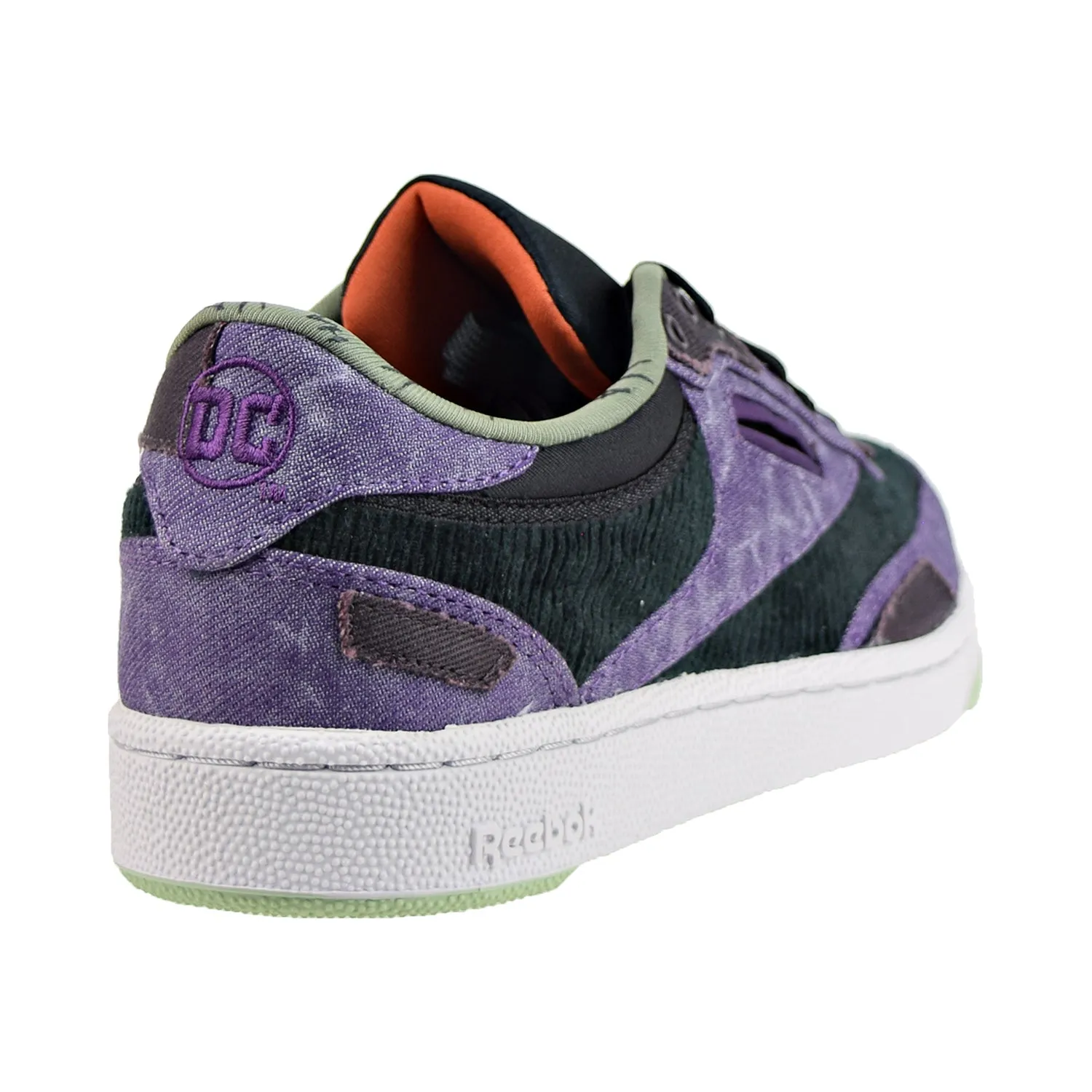 Reebok X DC Club C 85 "Joker" Men's Shoes Purple Shade-Spirit White