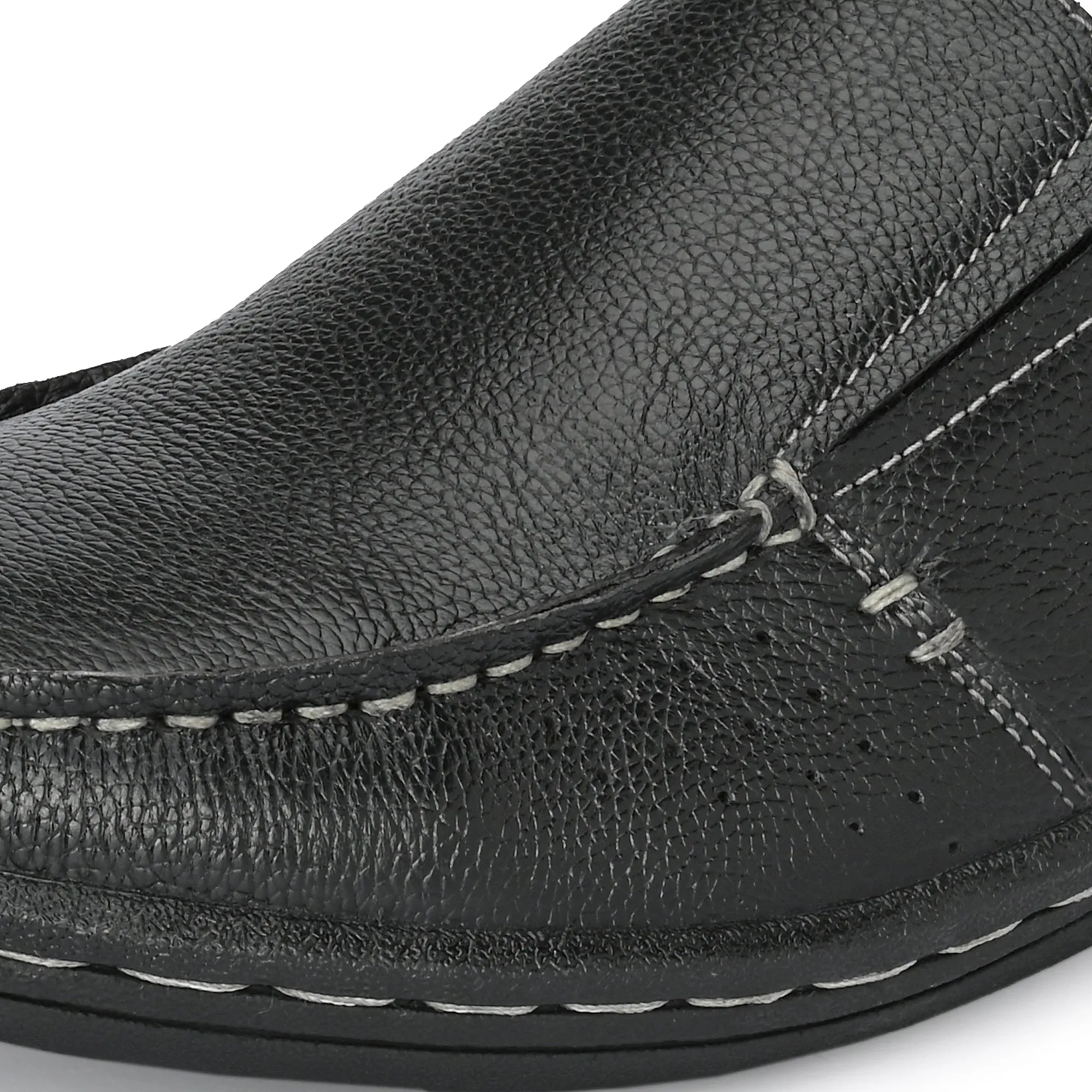 Regal Grain Leather Slip Ons Trumock