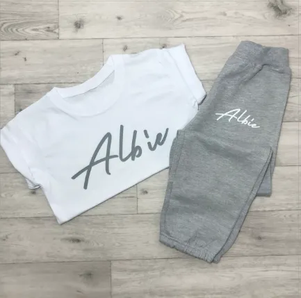 Signature Jogging bottom & Tee Set Older Sizes 6 Years - 13 Years