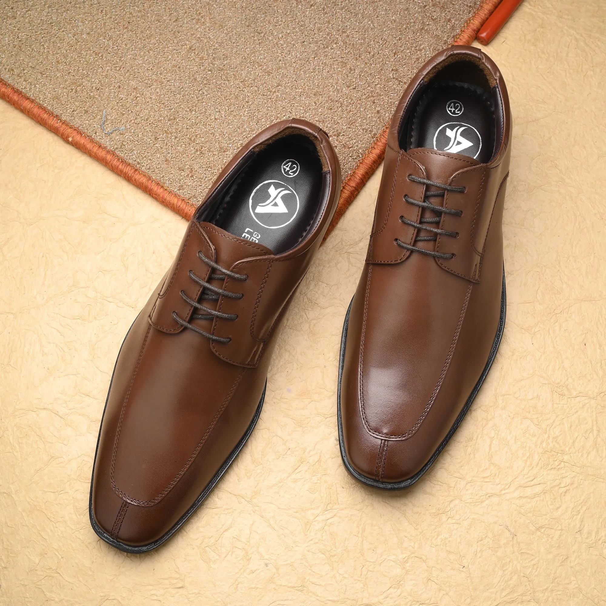 Urbane Full Grain Leather Derby Lace Ups