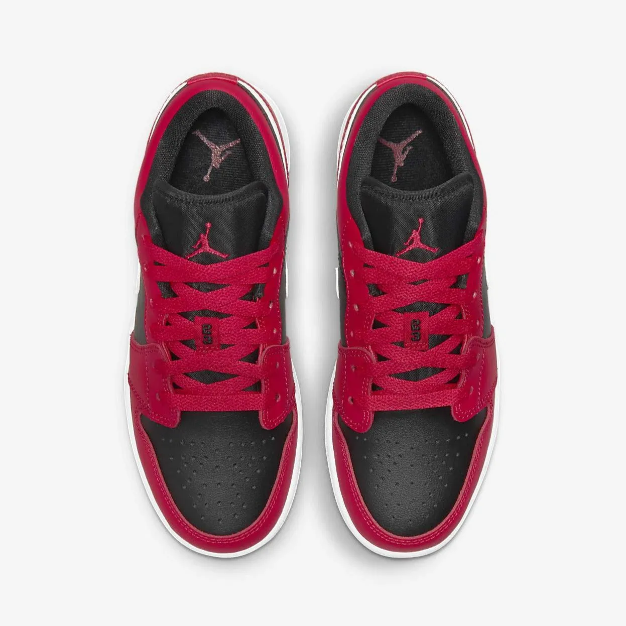 Women's / GS Air Jordan 1 Low "Very Berry" (Black/White/Very Berry)(553560-061)