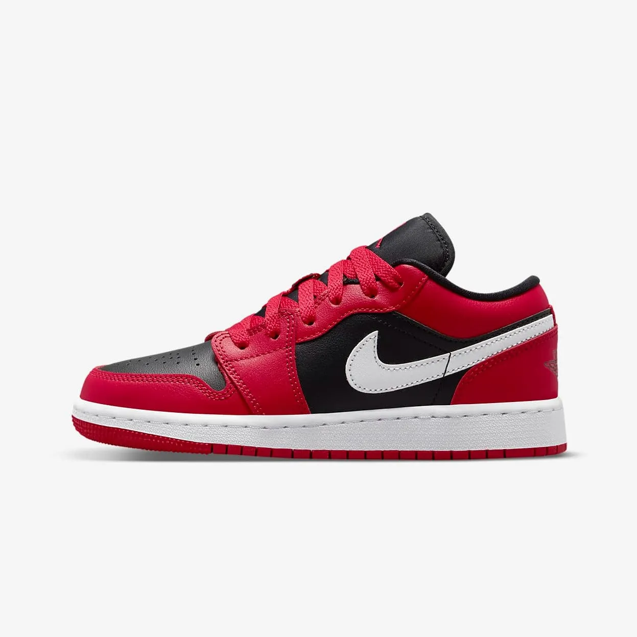 Women's / GS Air Jordan 1 Low "Very Berry" (Black/White/Very Berry)(553560-061)