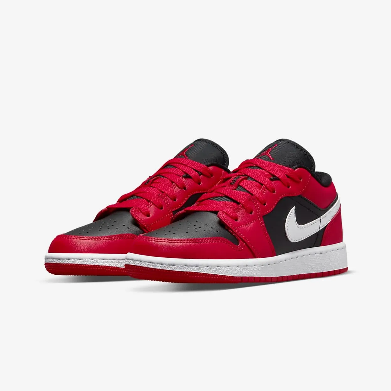 Women's / GS Air Jordan 1 Low "Very Berry" (Black/White/Very Berry)(553560-061)